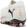 Image de Puma Chaussures De Football Future 8 Match Fg/Ag Femme, Chaussures, Blanc/Noir/Glowing Rouge, 37.5