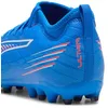 Image de Puma Chaussures De Football Ultra 6 Match Mg Enfant Et Adolescent, Chaussures, Ultra Bleu/Blanc/Glowing Rouge, 33