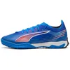 Image de Puma Chaussure De Football Ultra 6 Match Tt Unisexe, Chaussures, Ultra Bleu/Blanc/Glowing Rouge, 40