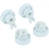 Image de vhbw 4x Roulette pour panier infÃ©rieur compatible avec Balay lave-vaisselle - DiamÃ¨tre 14 mm