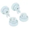 Image de vhbw 4x Roulette pour panier infÃ©rieur compatible avec Hotpoint lave-vaisselle - DiamÃ¨tre 14 mm