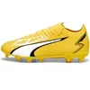 Image de Chaussures de football Puma Ultra Match FG/AG - Voltage Pack Jaune 45 107347-04