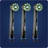 Image de Oral-B CrossAction CleanMaximiser - TÃªte de brosse de rechange - pour brosse Ã  dent - noir (pack de 3) - pour Pro 2000, 2500, 4000, 4500, 600, 650, 700, 7000