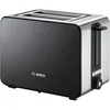 Image de Bosch TAT7203 - Grille-pain - 2 tranche - 2 Emplacements - inox/noir