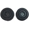Image de Lot de 2 filtres Ã  charbon type 58 AKB000/1 142X48 mm Hotte (484000008782 C00308179 INDESIT ARISTON HOTPOINT WHIRLPOOL SAUTER BRANDT IGNIS BAUKNECHT DE DIETRICH IKEA ELICA BOSCH SIEMENS NEFF AEG PRIV