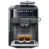 Image de Siemens EQ.6 plus s400 TE654319RW - Machine Ã  cafÃ© automatique avec buse vapeur Cappuccino - 15 bar - effet mÃ©tallique noir saphir