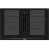 Image de Siemens iQ700 EX875LX67E Table de cuisson à induction avec évacuation par aspiration - Noir/inox - 4 foyers