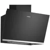 Image de Siemens - Hotte dÃ©corative inclinÃ©e 80cm 432m3/h noir LC81KAN60