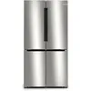 Image de RÃ©frigÃ©rateur multi-portes congÃ©lateur bas Bosch KFN96VPEA - SÃ©rie 4 - Pose libre - 528 L - 183 x 90,5 x 73,1 cm - 4 portes - Acier brossÃ© anti-traces