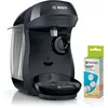 Image de Machine multi-boissons Bosch TAS102EA - 1400 W - CafÃ©, CafÃ© crÃ¨me, Cappuccino, Chocolat chaud, Espresso, Lait chaud, Latte Macchiato, ThÃ© - Plastique recylcÃ© noir