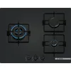 Image de Table de cuisson gaz Bosch PNC6B6K30 - SÃ©rie 4 - 59 x 4,5 x 52 cm