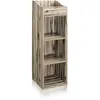 Image de Zomo VS-Box 100/4 Zebrano meuble de rangement pour vinyles