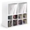 Image de Zomo VS-Box 400 grand meuble de rangement pour vinyles & CD (noyer)