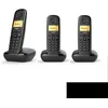 Image de Gigaset A170 Trio TÃ©lÃ©phone analog/dect Identification de l'appelant Noir