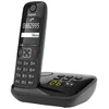 Image de Gigaset AS690A Duo - TÃ©lÃ©phone sans fil - systÃ¨me de rÃ©pondeur avec ID d'appelant - ECO DECT\GAP - noir + combinÃ© supplÃ©mentaire