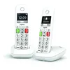 Image de Gigaset E290 Duo - TÃ©lÃ©phone Fixe sans Fil Blanc, 2 combinÃ©s avec Grand Ã©cran rÃ©troÃ©clairÃ©, larges Touches, Fonction Blocage D'appels