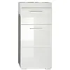 Image de Trendteam Armoire de sol de salle de bain Amanda Blanc