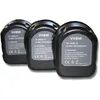Image de Lot 3 batteries Ni-MI vhbw 2000mAh (12V)pour outils DW974KQ, DW975B, DW975K, DW976K, DW977B, DW977K, DW979 comme Dewalt DC9071, DE9037, DE9071, DE9074