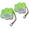 Image de 2x vhbw Ni-MH Batterie pour Aspirateur Ecovacs Deebot D62, D63, D65, D73, D73n, D76, D77, D79. Remplace: 945-0006, 945-0024, 205-0001, LP43SC3300P5.