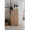 Image de Armoire Ã  chaussures 6 compartiments - L50 cm - Marron
