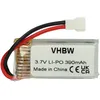 Image de Vhbw Batterie Compatible Avec Wltoys V939 Drone (390mah, 3,7v, Li-PolymÃ¨re)