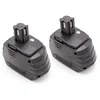 Image de vhbw 2x Batterie compatible avec Hilti SF4000-A, SF4000, SF180A, SF180-A, SF180, SFH181A, SFH181, SF4000A outil Ã©lectrique (1500 mAh, NiMH, 18 V)