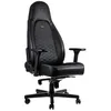 Image de SiÃ¨ge PC Gamer NobleChairs ICON - Noir/Bleu/Simili Cuir/4D