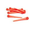 Image de vhbw 10x Lames compatible avec Gardena AccuCut 450Li 8841, 450Li 8841-20 taille gazon - Lames de rechange, rouge, plastique
