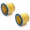 Image de vhbw 2x filtres pour aspirateurs, compatible avec Herkules Auqa Steel 40, Aqua Steel 50, Herkules 3000, 3001, 4001