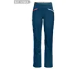 Image de Pantalon de ski de randonnée ORTOVOX Col Becchei Pants W (petrol blue) femme