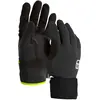 Image de Ortovox - Gants légers et polyvalents - Fleece Grid Cover Glove M Black Raven pour Homme en Laine - Taille XL - Noir