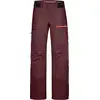 Image de Ortovox - Pantalon de freeride - 3L Ravine Shell Pants W Winetasting pour Femme en Laine - Taille S - Bordeaux