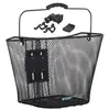 Image de Panier de vélo avant autour de base maille étroite support inclus en acier Mijnenpieper 32 x 23 x 26 cm