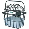 Image de Panier de vélo avant pour animaux en aluminium inclus support cintre Mijnenpieper Luna 30 x 38 x 43 cm