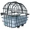 Image de Panier de vélo arrière pour animaux en aluminium avec fixation système Mijnenpieper Luna 46 x 33 x 45 cm