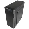 Image de LC Power Classic 7038B - Tour - ATX - pas d'alimentation - noir, Noir aluminium brossÃ© - USB/Audio