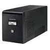 Image de PowerWalker VI 1500 LCD - Onduleur - CA 220/230/240 V - 900 watt - 1500 VA - 9 Ah - USB - connecteurs de sortie : 4 - noir