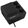 Image de PowerWalker AVR 1200 - RÃ©gulateur de tension automatique - CA 220/230/240 V - 720 watt - 1200 VA - connecteurs de sortie : 3 - noir