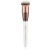 Image de Luvia Cosmetics Prime Pinceau flouteur pour fond de teint et poudre végétalien 115 (blanc nacré / brun café métallisé)