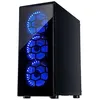 Image de Inter-Tech CXC2 - Tour - ATX - windowed side panel (acrylic) - pas d'alimentation - USB/Audio