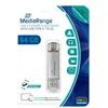 Image de MediaRange combo - ClÃ© USB - 64 Go - USB 3.1 / USB-C - argent
