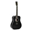 Image de Sigma Dt-42-Nashv Guitare Acoustique Dreadnought - Table ÃpicÃ©a Massif - Noir Brillant + Ãtui