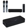 Image de Barre de son portable - UHF - 30W - 2 microphones sans fil - Bluetooth 5.0 - Effet d'Ã©cho