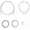 Image de Jeux de câbles de frein avec revêtement embouts de câble en acier inoxydable et embouts de gaine Shimano SIL-TEC TU