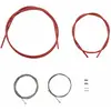 Image de Jeux de câbles de frein avec revêtement embouts de câble en acier inoxydable et embouts de gaine Shimano SIL-TEC TU