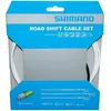 Image de Transmission Derailleur Shimano Blanc-Cable Optislik (Kit Transmission 2cables-2 Gaines)