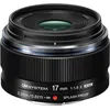 Image de Objectif Ã  Focale fixe Om System M.Zuiko Digital 17 mm f/1.8 II Noir pour Monture Micro 4/3