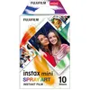 Image de Fujifilm Instax mini film Spray Art (10 vel) - (4,6 cm x 6,2 cm) - Papier photo