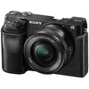 Image de Sony a6100 ILCE-6100Y - Appareil photo numÃ©rique - sans miroir - 24.2 MP - APS-C - 4K / 30 pi/s - 3x zoom optique objectifs 16-50 mm et 55-210 mm - Wi-Fi, NFC, Bluetooth - noir