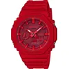 Image de Casio Montre Rouge Analogique - Digital Hommes G-Shock Ga-2100-4aer